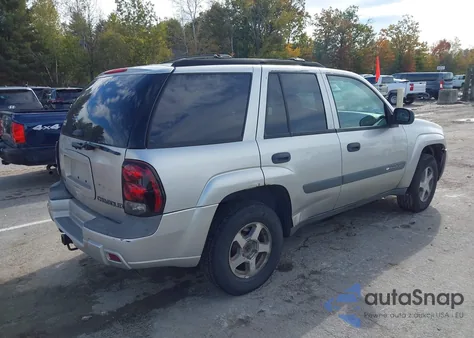 2004 Chevrolet Trailblazer Ls из США, поврежденный, VIN 1GNDT13S142357586
